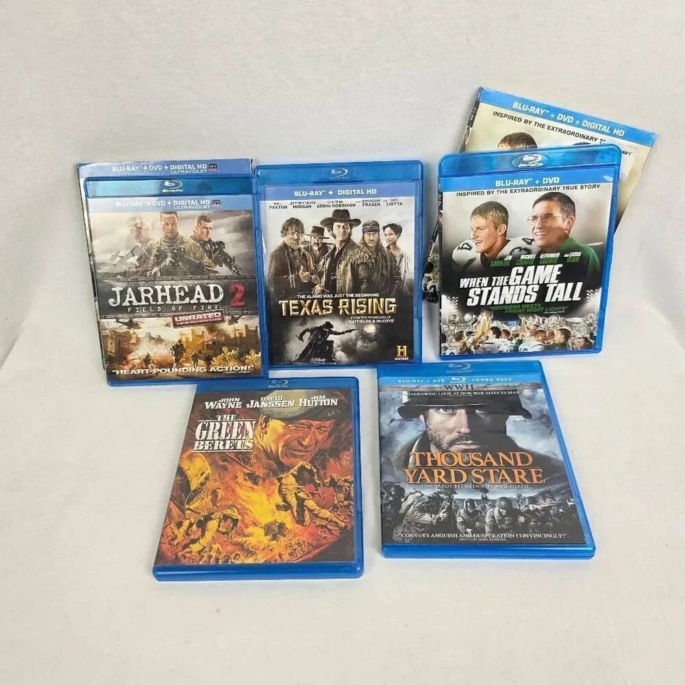 War Military Blu-ray Lot Jarhead Texas Rising